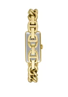 Rosedale Gold Tone Chain Watch