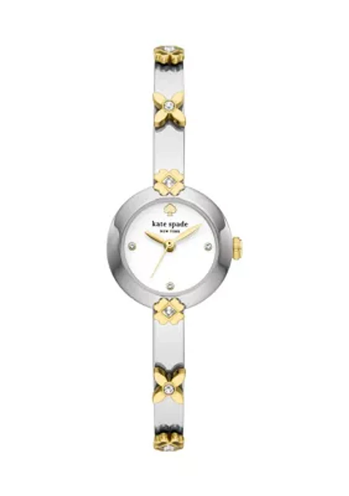 Monroe Two Tone Bangle Watch