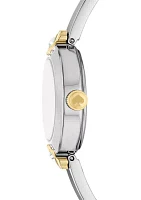 Monroe Two Tone Bangle Watch