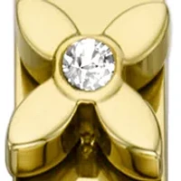 Gold Tone Small Crystal Watch