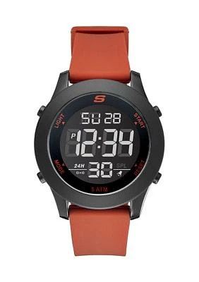 Skechers Men's Rosencrans Digital Red Watch