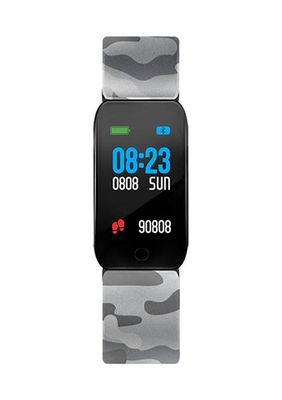 iTouch Active Fitness Tracker with Colorful Touchscreen for Men and Women: Gray Camo