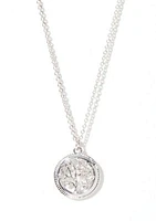 Flourish Tree of Life Silver Tone Necklace