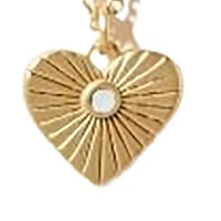 Heart of Gold Plated Necklace