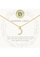 Guiding Light Crescent Gold Plated Necklace