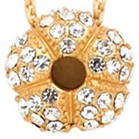 Gold-Tone Sea La Vie Sea Urchin Pendant Necklace