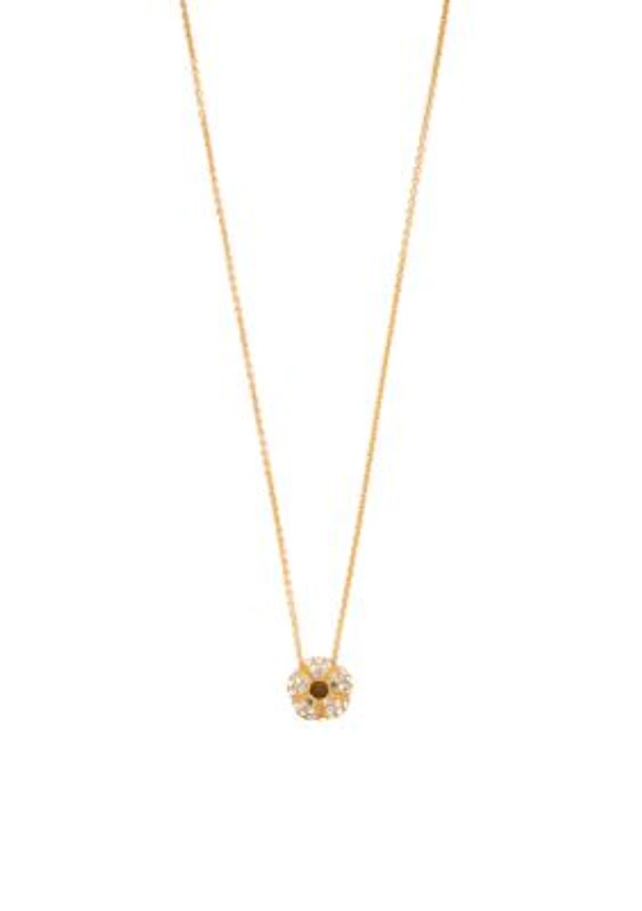 Gold-Tone Sea La Vie Sea Urchin Pendant Necklace