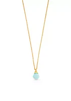spartina 449 18K Gold-Plated Sea La Vie Relax Water Pendant Necklace