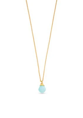 18K Gold-Plated Sea La Vie Relax Water Pendant Necklace