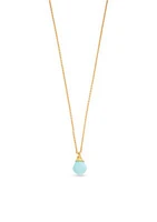 18K Gold-Plated Sea La Vie Relax Water Pendant Necklace