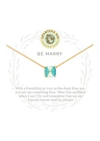 Be Marry, Something Blue Pendant Necklace