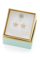 Sea La Vie Shine Starfish Stud Earrings