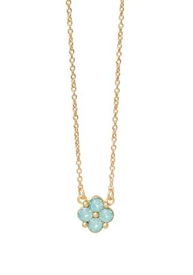 Sea La Vie Blessed Sea Foam Clover Necklace 