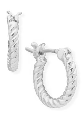 Rope Huggie Hoop Earrings