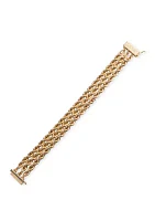 Gold Tone Rope Flex Bracelet