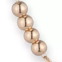 42" Gold Tone Strand Collar Necklace