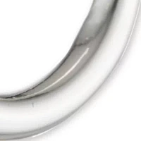 Silver-Tone Gradual Hoop Earrings