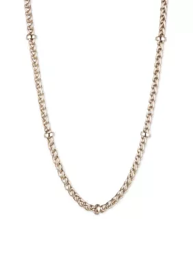 Braid Chain Collar Necklace