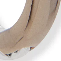 Two-Tone Huggie Hoop Earrings