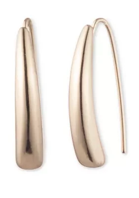 Gold-Tone Threader Earrings