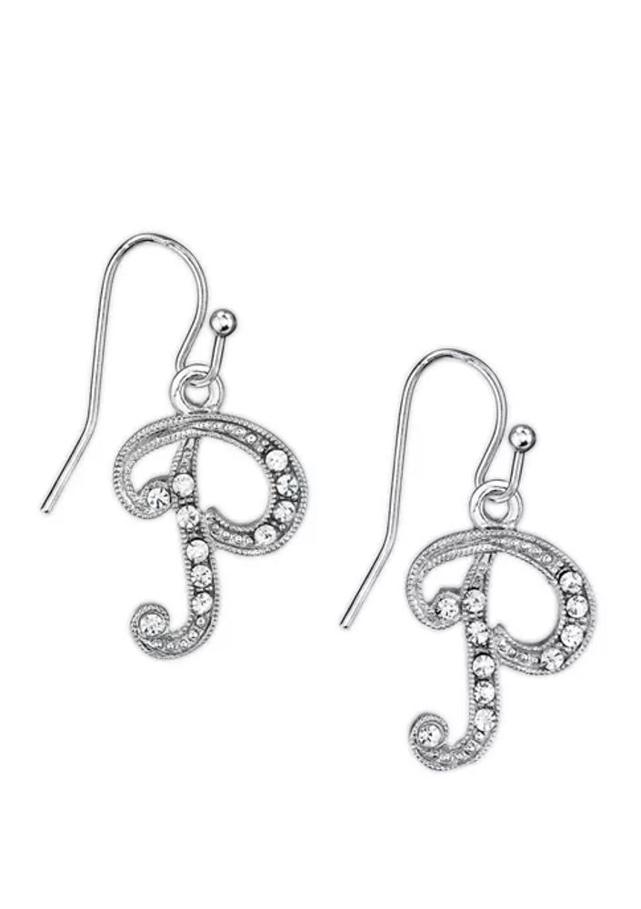 sweet monogram earrings