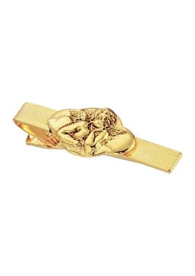 14K Gold-Dipped Angel Tie Bar Clip