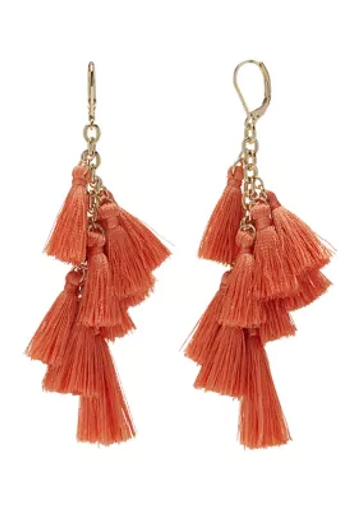 Tassel Linear Earrings