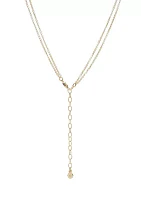 Gold Tone Tortoise Multi Row Necklace