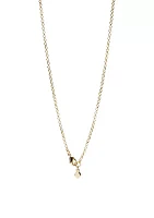 Gold Tone 36" Tortoise Necklace