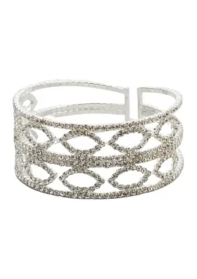 Crystal Drama Cuff Bracelet 