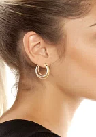 Multi Row Hoop Earrings