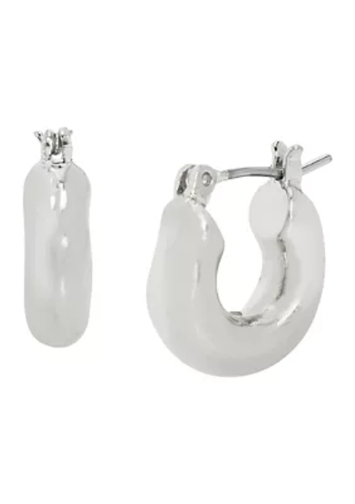 Sculpted Hoop Earrings