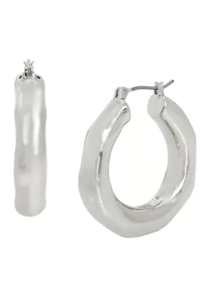 Sculpted Hoop Earrings