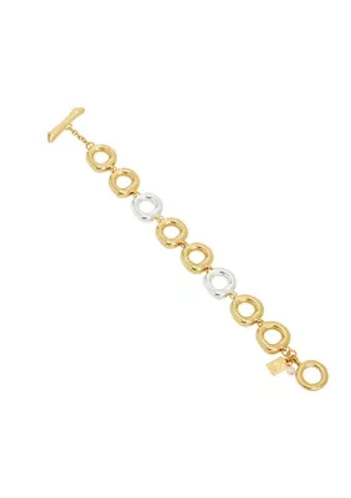 Open Circle Toggle Bracelet