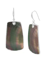 Large Rectangle Drop Earrings