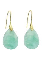 Stone Teardrop Earrings