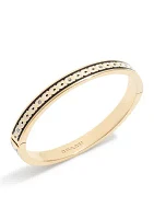 Signature Hinged Bangle Bracelet