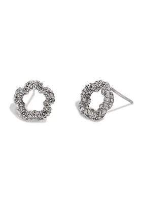 Signature Pavé Tea Rose Stud Earrings