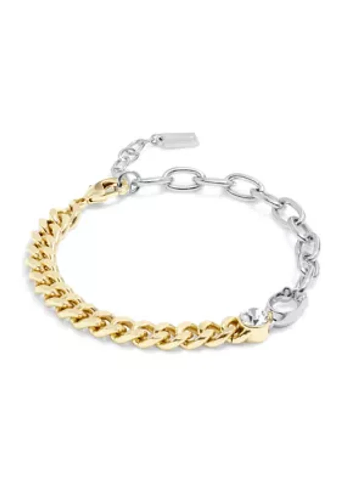 Mixed Chain Link Bracelet