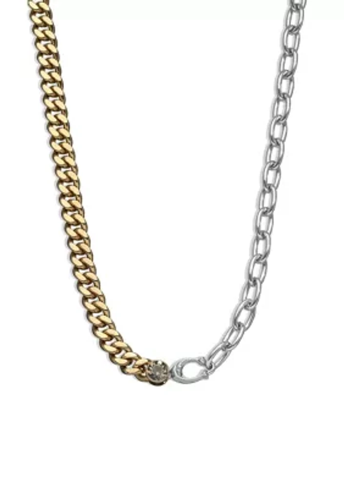 Mixed Chain Link Necklace