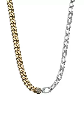 Mixed Chain Link Necklace