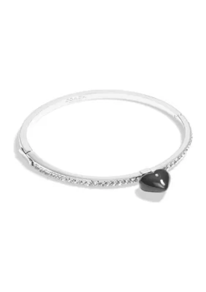 Tennis Heart Charm Bracelet