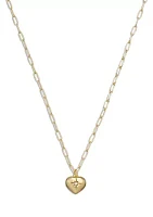 Iconic Charm Heart Short Pendant Necklace