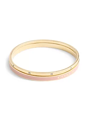 Signature Bangle Bracelet Set