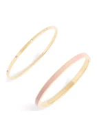 Signature Bangle Bracelet Set