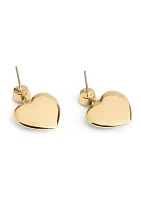 Signature Heart Drop Earrings