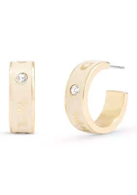 Signature Horse & Carriage Hoop Earrings