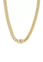 Signature C Pavé Turnlock Necklace