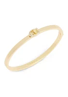 Signature C Pavé Turnlock Bangle Bracelet