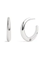 Signature Hallmark Tubular Hoop Earrings